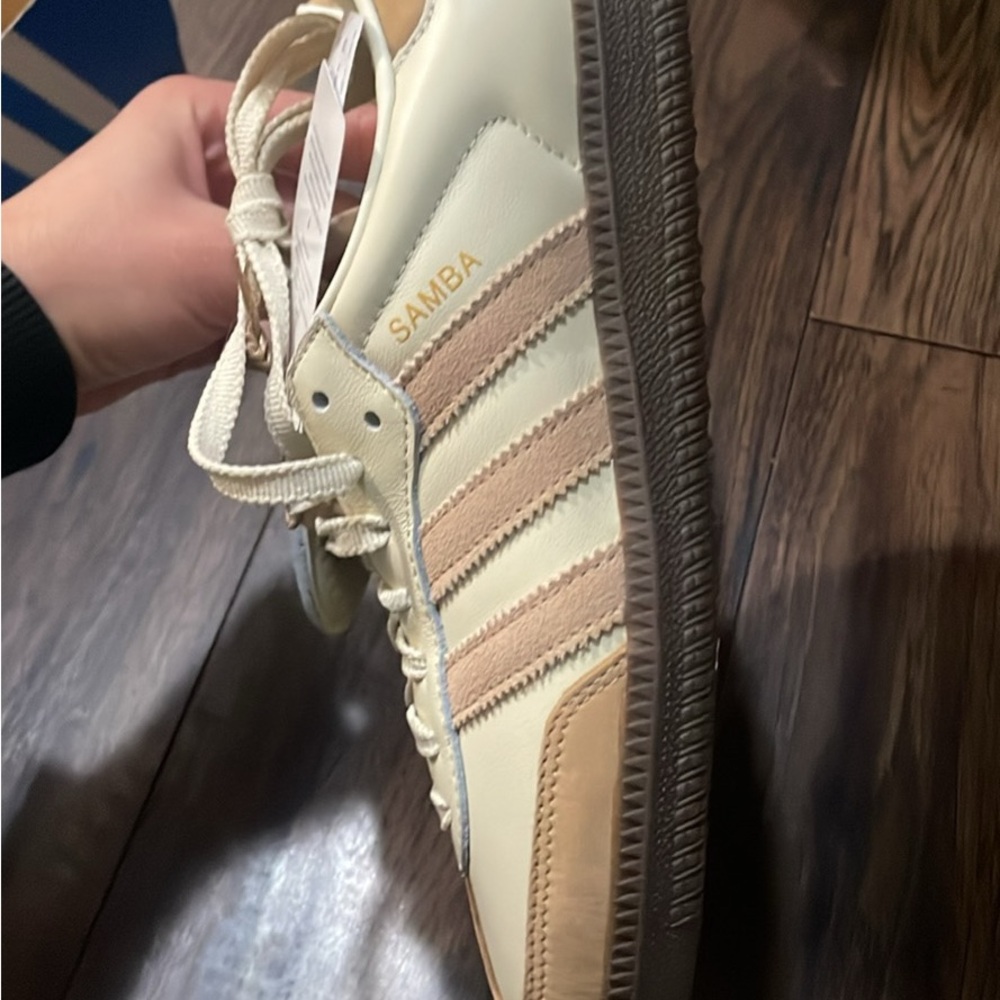 Adidas Samba in Cream and Brown - Picture 7 of 10